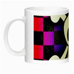 Checker Rainbow Skull Night Luminous Mug