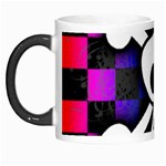 Checker Rainbow Skull Morph Mug