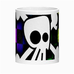 Checker Rainbow Skull Morph Mug from ArtsNow.com Center