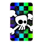 Checker Rainbow Skull Memory Card Reader (Rectangular)