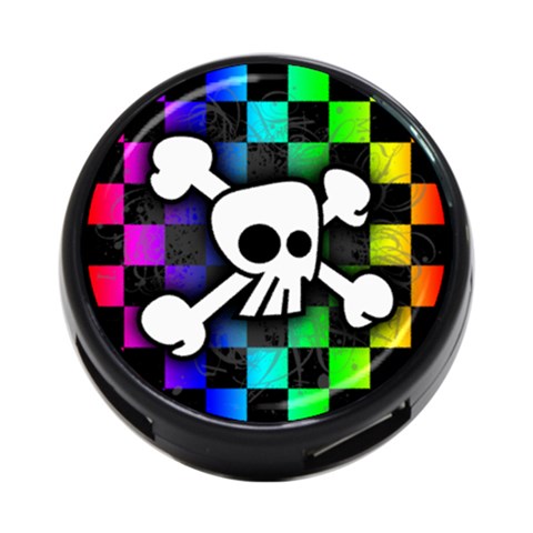 Checker Rainbow Skull 4 Front