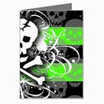 Deathrock Skull Greeting Card