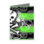 Deathrock Skull Mini Greeting Card