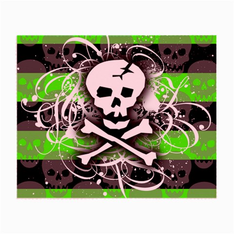 Deathrock Skull Small Glasses Cloth from ArtsNow.com Front
