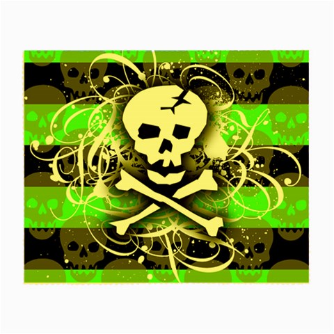 Deathrock Skull Small Glasses Cloth from ArtsNow.com Front