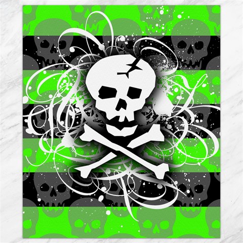 Deathrock Skull Canvas 8  x 10  from ArtsNow.com 8.15 x9.66  Canvas - 1