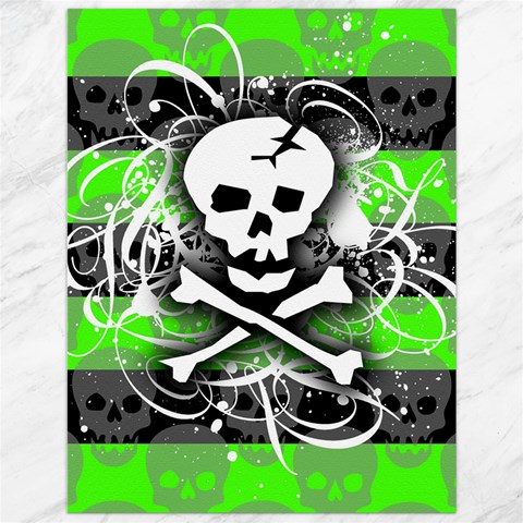 Deathrock Skull Canvas 12  x 16  from ArtsNow.com 11.86 x15.41  Canvas - 1