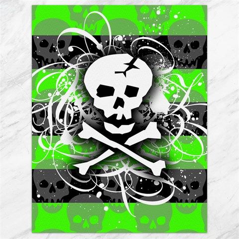 Deathrock Skull Canvas 18  x 24  from ArtsNow.com 17.8 x23.08  Canvas - 1