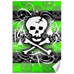 Deathrock Skull Canvas 20  x 30 