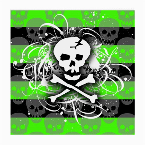 Deathrock Skull Medium Glasses Cloth from ArtsNow.com Front