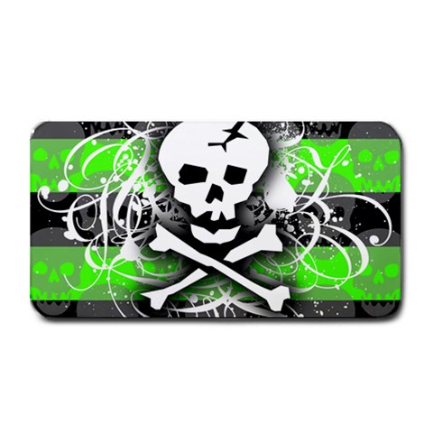Deathrock Skull Medium Bar Mat from ArtsNow.com 16 x8.5  Bar Mat