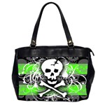 Deathrock Skull Oversize Office Handbag (2 Sides)