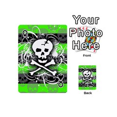 Queen Deathrock Skull Playing Cards 54 Designs (Mini) from ArtsNow.com Front - SpadeQ