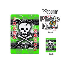 Deathrock Skull Playing Cards 54 Designs (Mini) from ArtsNow.com Front - Joker2