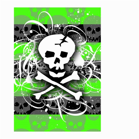 Deathrock Skull Large Garden Flag (Two Sides) from ArtsNow.com Front