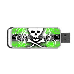 Deathrock Skull Portable USB Flash (Two Sides) from ArtsNow.com Front