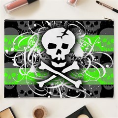 Deathrock Skull Cosmetic Bag (XXXL) from ArtsNow.com Back