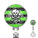 Deathrock Skull Stainless Steel Nurses Watch