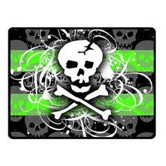 Deathrock Skull Double Sided Fleece Blanket (Small) from ArtsNow.com 45 x34  Blanket Front