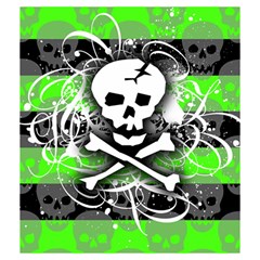 Deathrock Skull Drawstring Pouch (Medium) from ArtsNow.com Front