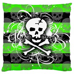 Deathrock Skull Standard Flano Cushion Case (Two Sides) from ArtsNow.com Front