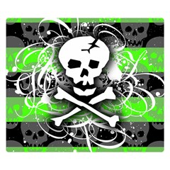 Deathrock Skull Double Sided Flano Blanket (Small) from ArtsNow.com 50 x40  Blanket Front