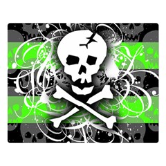 Deathrock Skull Double Sided Flano Blanket (Large) from ArtsNow.com Blanket Back