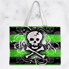 Deathrock Skull Zipper Mini Tote Bag from ArtsNow.com Front