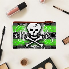 Deathrock Skull Cosmetic Bag (XS) from ArtsNow.com Back