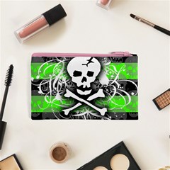 Deathrock Skull Cosmetic Bag (XS) from ArtsNow.com Back