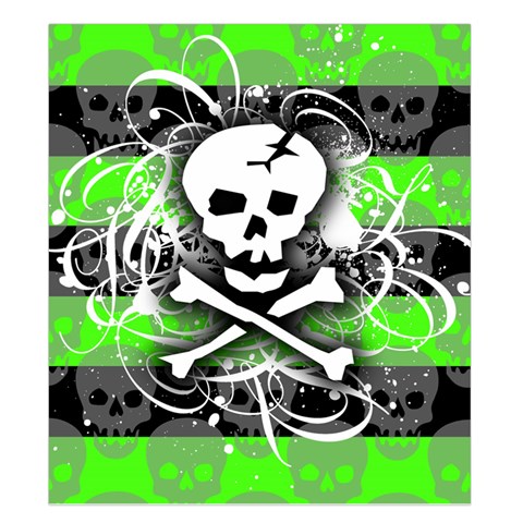 Deathrock Skull Duvet Cover Double Side (King Size) from ArtsNow.com Front