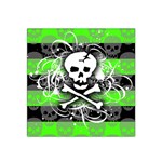 Deathrock Skull Satin Bandana Scarf