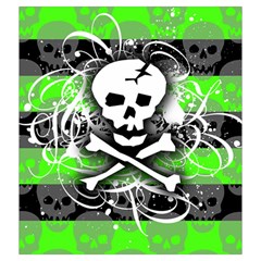 Deathrock Skull Drawstring Pouch (XXL) from ArtsNow.com Front