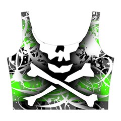 Deathrock Skull Midi Sleeveless Dress from ArtsNow.com Top Back