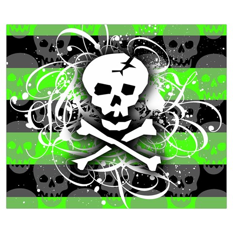 Deathrock Skull Medium Tote Bag from ArtsNow.com Front
