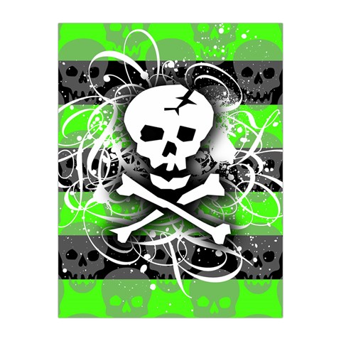 Deathrock Skull Medium Tapestry from ArtsNow.com Front