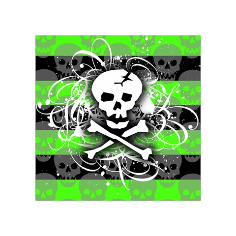 Deathrock Skull Square Tapestry (Small) from ArtsNow.com Front