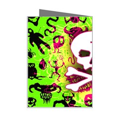 Deathrock Skull & Crossbones Mini Greeting Card from ArtsNow.com Right