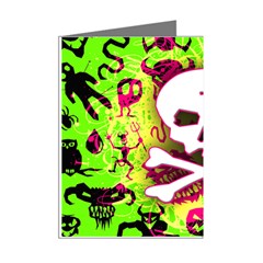 Deathrock Skull & Crossbones Mini Greeting Cards (Pkg of 8) from ArtsNow.com Right