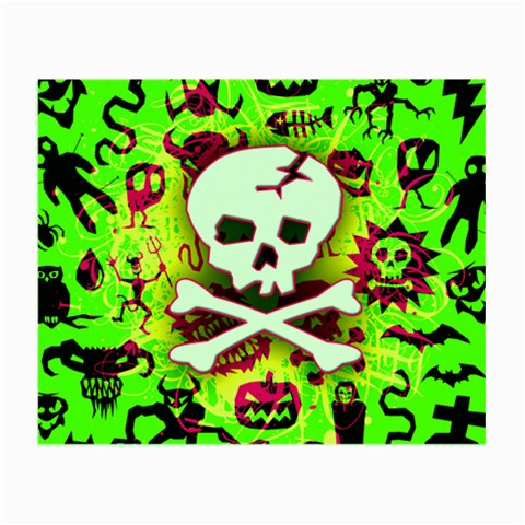 Deathrock Skull & Crossbones Small Glasses Cloth from ArtsNow.com Front