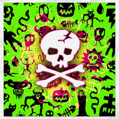 Deathrock Skull & Crossbones Canvas 12  x 12  from ArtsNow.com 11.4 x11.56  Canvas - 1