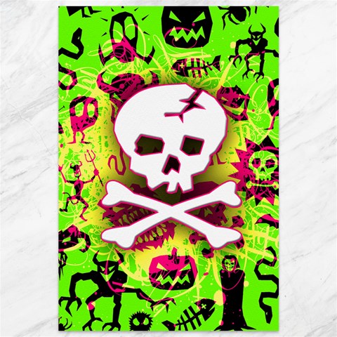Deathrock Skull & Crossbones Canvas 12  x 18  from ArtsNow.com 11.88 x17.36  Canvas - 1