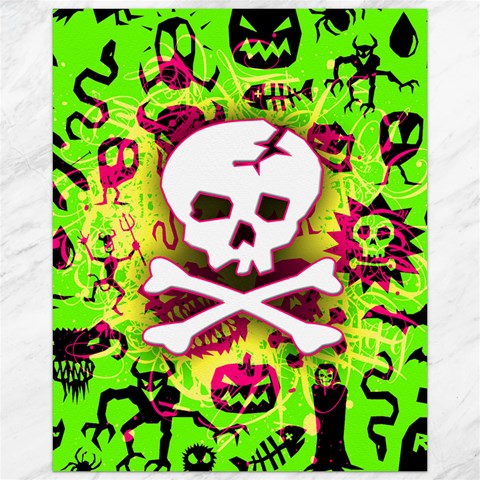 Deathrock Skull & Crossbones Canvas 16  x 20  from ArtsNow.com 15.75 x19.29  Canvas - 1