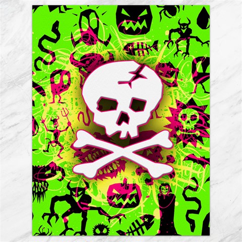 Deathrock Skull & Crossbones Canvas 18  x 24  from ArtsNow.com 17.8 x23.08  Canvas - 1