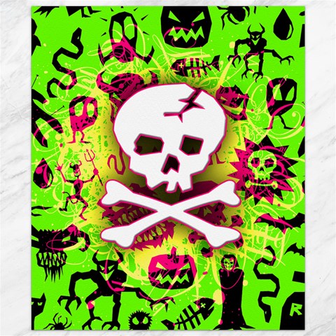 Deathrock Skull & Crossbones Canvas 20  x 24  from ArtsNow.com 19.57 x23.15  Canvas - 1