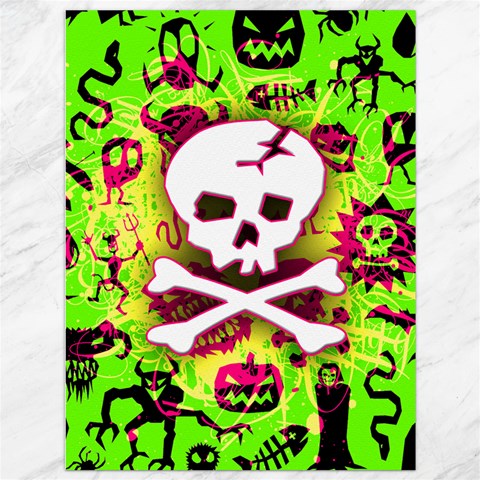 Deathrock Skull & Crossbones Canvas 36  x 48  from ArtsNow.com 35.26 x46.15  Canvas - 1