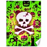 Deathrock Skull & Crossbones Canvas 36  x 48 