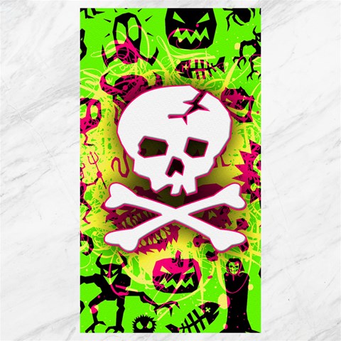 Deathrock Skull & Crossbones Canvas 40  x 72  from ArtsNow.com 39.28 x69.23  Canvas - 1