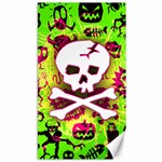 Deathrock Skull & Crossbones Canvas 40  x 72 