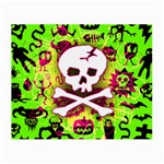 Deathrock Skull & Crossbones Small Glasses Cloth (2 Sides)